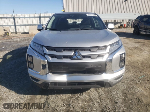 2022 Mitsubishi Outlander Sport ES with VIN JA4ARUAU8NU019330, listed as a Copart auction lot 87734505 with 51,666 mi miles and Salvage Title. Bid and sale history available at carsss.com. Image 5.