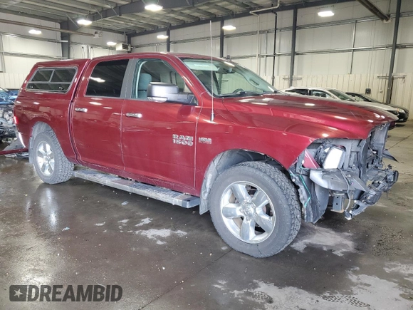 2017 Ram 1500 Big Horn with VIN 3C6RR7LT2HG689307, listed as a Copart auction lot 59586355 with 190,855 mi miles and Salvage title. Bid and sale history available at DreamBid. Image 4.