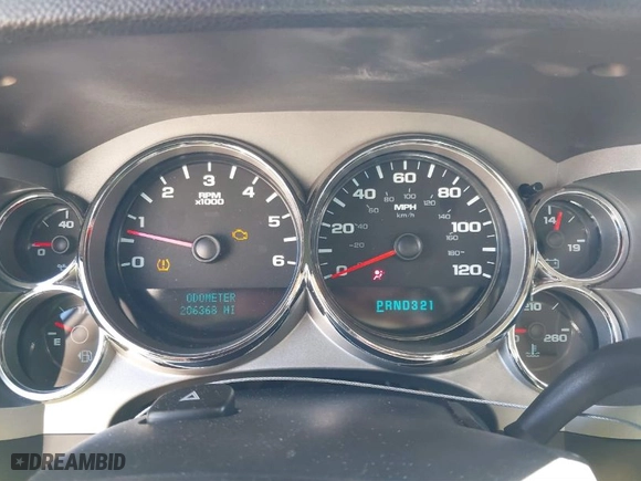 2008 Chevrolet Silverado 1500 LT w/1LT with VIN 3GCEK13J18G236402, listed as a IAAI auction lot 41659037 with 206,368 mi miles. Bid and sale history available at carsss.com. Image 7.