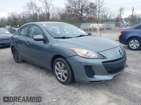 2012 Mazda Mazda3 i Sport with VIN JM1BL1UF0C1640650, listed as a IAAI auction lot 42019342 with 144,611 mi miles. Bid and sale history available at carsss.com. Image 1.