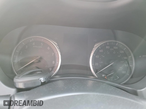 2021 Infiniti Q50 Luxe with VIN JN1EV7BP9MM705892, listed as a Copart auction lot 58545575 with Not provided miles and Salvage title. Bid and sale history available at DreamBid. Image 9.