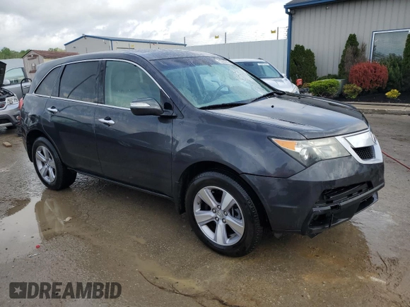 2013 Acura MDX with VIN 2HNYD2H2XDH519397, listed as a Copart auction lot 53609445 with 270,889 mi miles and Salvage title. Bid and sale history available at DreamBid. Image 4.