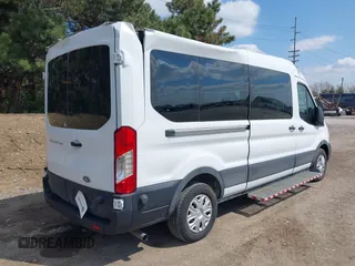 2021 Ford Transit Cargo with VIN 1FTBR1C85MKA66513, listed as a IAAI auction lot 42016528 with 18,174 mi miles and . Bid and sale history available at DreamBid. Image 4.