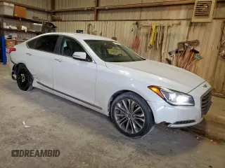 2017 Genesis G80 3.8L z VIN KMHGN4JE6HU206019, wystawiony jako Copart lot #61050945 z przebiegiem 120 096 mil mil oraz Szkoda całkowita • Salvage title. Historia ofert i sprzedaży dostępna na DreamBid. Obrazek 4.