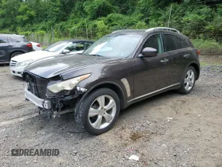 2010 Infiniti FX with VIN JN8AS1MU0AM800586, listed as a Copart auction lot 62133265 with 169,201 mi miles and Salvage title. Bid and sale history available at DreamBid. Image 1.