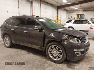2015 Chevrolet Traverse LT with VIN 1GNKRGKD3FJ156874, listed as a IAAI auction lot 42013789 with 196,377 mi miles. Bid and sale history available at carsss.com. Image 1.