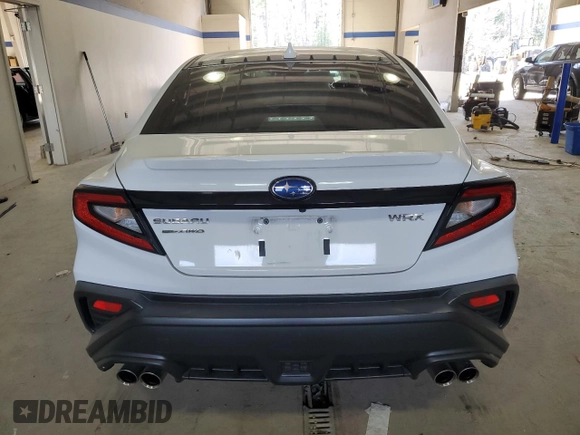 2022 Subaru WRX Limited with VIN JF1VBAL66N9028559, listed as a Copart auction lot 47025075 with 18,095 mi miles and Salvage title. Bid and sale history available at DreamBid. Image 6.