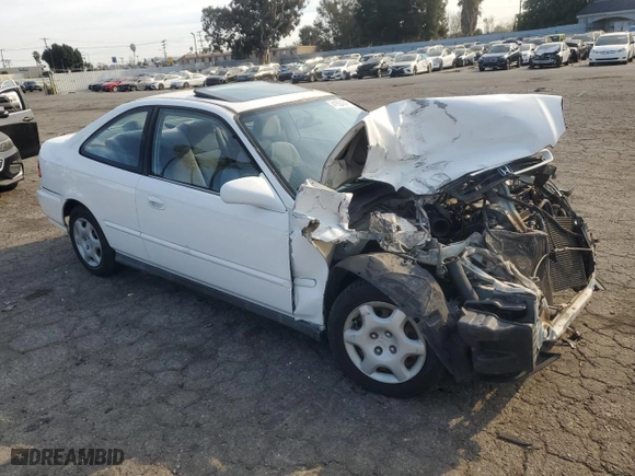 1998 Honda Civic EX with VIN 1HGEJ8145WL027660, listed as a Copart auction lot 41924045 with 190,169 mi miles and Salvage Title. Bid and sale history available at carsss.com. Image 4.