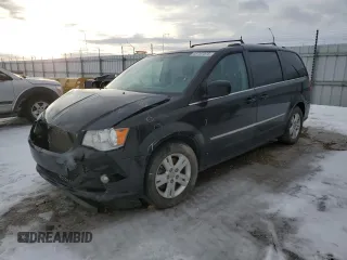 2017 Dodge Grand Caravan Crew Plus with VIN 2C4RDGDG9HR675147, listed as a Copart auction lot 41707575 with 142,644 mi miles and Salvage Title. Bid and sale history available at DreamBid. Image 1.