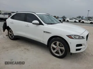 2017 Jaguar F-Pace 35t Premium with VIN SADCJ2BVXHA098074, listed as a Copart auction lot 45955405 with 132,337 mi miles and Salvage Title. Bid and sale history available at DreamBid. Image 4.