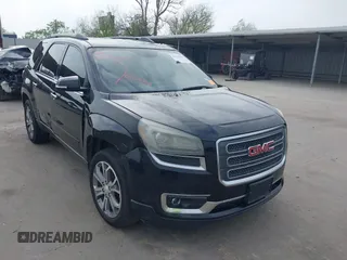 2014 GMC Acadia SLT with VIN 1GKKRRKD1EJ357969, listed as a IAAI auction lot 41919648 with 156,572 mi miles. Bid and sale history available at carsss.com. Image 1.
