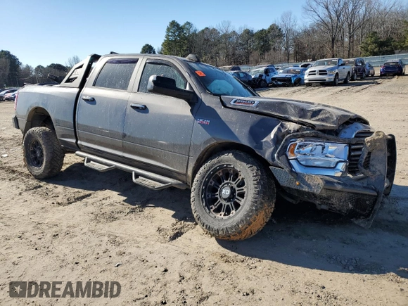 2019 Ram 2500 Big Horn with VIN 3C6UR5DJ8KG519312, listed as a Copart auction lot 41795575 with 0 mi miles and Salvage Title. Bid and sale history available at carsss.com. Image 4.