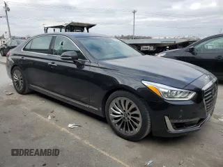 2018 Genesis G90 5.0L Ultimate with VIN KMHG54JH2JU049329, listed as a Copart auction lot 83400934 with 40,781 mi miles and Clean Title. Bid and sale history available at carsss.com. Image 4.