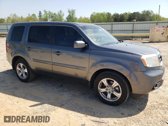 2012 Honda Pilot EX-L with VIN 5FNYF3H58CB013538, listed as a Copart auction lot 52168365 with 166,148 mi miles and Clean Title. Bid and sale history available at DreamBid. Image 4.