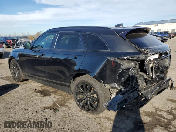 2019 Land Rover Range Rover Velar S z VIN SALYB2FV0KA219171, wystawiony jako Copart lot #80713624 z przebiegiem 64 010 mil mil oraz Szkoda całkowita • Salvage title. Historia ofert i sprzedaży dostępna na DreamBid. Obrazek 2.