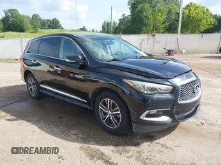 2016 Infiniti QX60 with VIN 5N1AL0MN7GC512506, listed as a IAAI auction lot 39811733 with 186,804 mi miles. Bid and sale history available at carsss.com. Image 1.