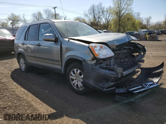 2006 Honda CR-V EX with VIN JHLRD78826C050651, listed as a Copart auction lot 53663705 with 145,694 mi miles and Salvage Title. Bid and sale history available at carsss.com. Image 4.