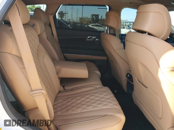 2021 Genesis GV80 with VIN KMUHCESC0MU054263, listed as a Copart auction lot 85953934 with 28,735 mi miles and Salvage Title. Bid and sale history available at DreamBid. Image 11.