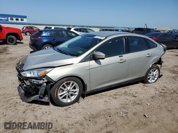 2016 Ford Focus SE with VIN 1FADP3F28GL248860, listed as a Copart auction lot 61537505 with 51,162 mi miles and Salvage title. Bid and sale history available at DreamBid. Image 1.