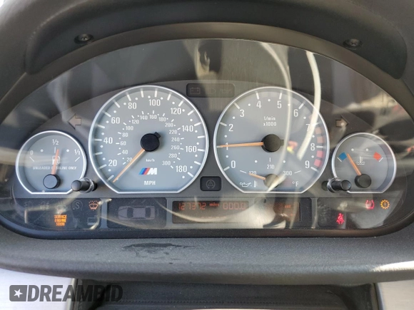 2003 BMW 3 Series M3 with VIN WBSBL93433JR20179, listed as a Copart auction lot 50553225 with 127,372 mi miles and Salvage title. Bid and sale history available at DreamBid. Image 9.