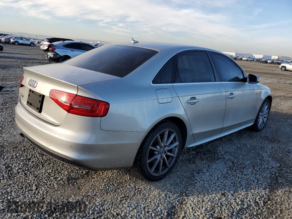 2014 Audi A4 Premium Plus with VIN WAUEFAFL4EN024885, listed as a Copart auction lot 45999165 with 111,959 mi miles and Salvage Title. Bid and sale history available at carsss.com. Image 3.