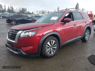 2024 Nissan Pathfinder SL with VIN 5N1DR3CC6RC236545, listed as a IAAI auction lot 41725833 with 10,644 mi miles. Bid and sale history available at carsss.com. Image 2.