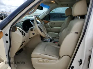 2014 Infiniti QX80 with VIN JN8AZ2NF4E9555558, listed as a Copart auction lot 54570895 with 123,433 mi miles and Salvage title. Bid and sale history available at DreamBid. Image 7.