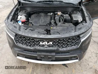 2023 Kia Sorento X-Line SX Prestige with VIN 5XYRKDLF9PG224459, listed as a Copart auction lot 85465904 with 25,136 mi miles and Salvage Title. Bid and sale history available at DreamBid. Image 13.