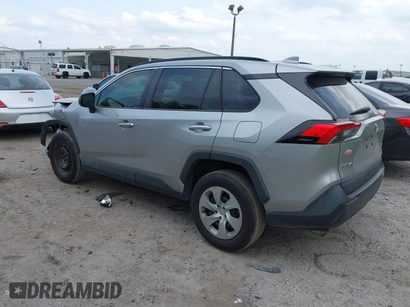 2020 Toyota RAV4 LE with VIN 2T3H1RFV2LC063920, listed as a IAAI auction lot 41864477 with 123,602 mi miles. Bid and sale history available at carsss.com. Image 3.
