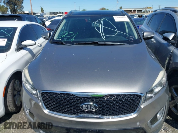 2017 Kia Sorento EX V6 with VIN 5XYPH4A57HG236014, listed as a IAAI auction lot 41602897 with 103,210 mi miles. Bid and sale history available at carsss.com. Image 13.
