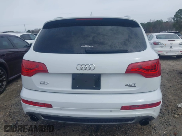 2015 Audi Q7 S line Prestige with VIN WA1DGAFE7FD021509, listed as a IAAI auction lot 41724235 with 135,486 mi miles and . Bid and sale history available at DreamBid. Image 17.