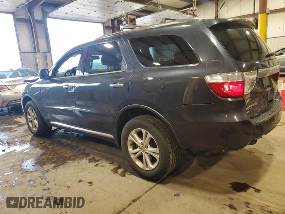 2013 Dodge Durango Crew with VIN 1C4RDJDG2DC663518, listed as a Copart auction lot 62736515 with 226,720 mi miles and Salvage title. Bid and sale history available at DreamBid. Image 2.