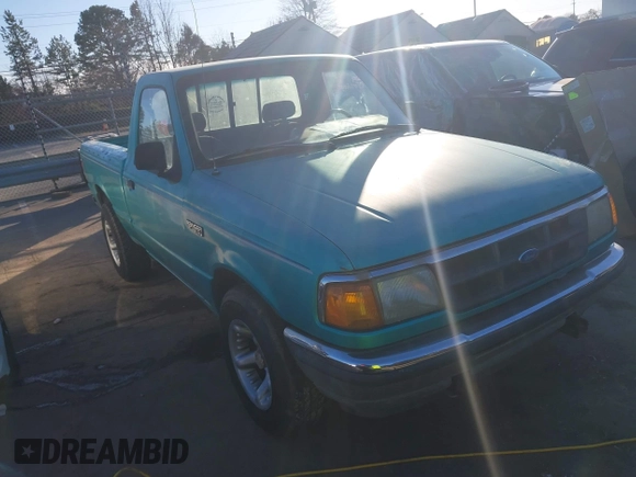 1993 Ford Ranger Splash with VIN 1FTCR10A1PPB44160, listed as a IAAI auction lot 41576396 with 38,119 mi miles and . Bid and sale history available at DreamBid. Image 13.