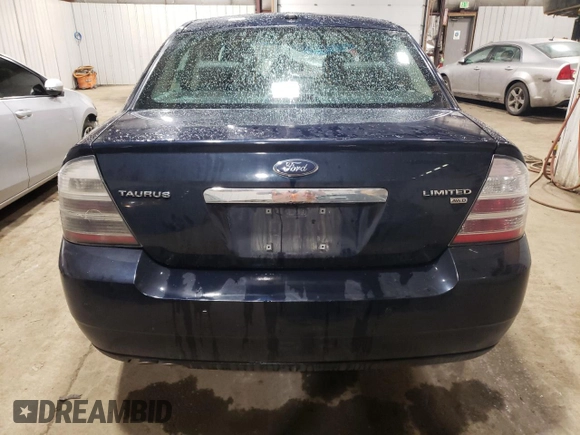 2009 Ford Taurus Limited with VIN 1FAHP28W39G125233, listed as a Copart auction lot 66432174 with 105,530 mi miles and Clean Title. Bid and sale history available at carsss.com. Image 6.