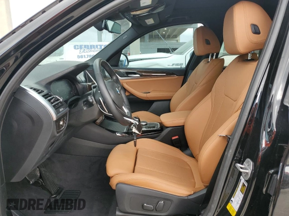 2024 BMW X3 sDrive30i with VIN WBX47DP04RN279725, listed as a Copart auction lot 46577905 with 13,419 mi miles and Salvage Title. Bid and sale history available at DreamBid. Image 7.