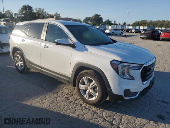 2022 GMC Terrain SLE with VIN 3GKALMEV9NL281513, listed as a Copart auction lot 74484124 with 31,923 mi miles and Salvage Title. Bid and sale history available at carsss.com. Image 4.