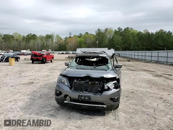 2020 Nissan Pathfinder Platinum with VIN 5N1DR2DN0LC605059, listed as a Copart auction lot 51507605 with Not provided miles and Salvage title. Bid and sale history available at DreamBid. Image 12.