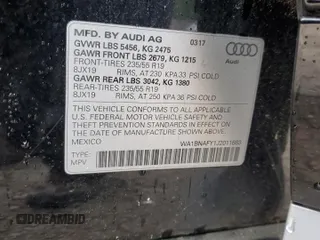 2018 Audi Q5 Premium Plus z VIN WA1BNAFY1J2011683, wystawiony jako Copart lot #57989875 z przebiegiem 135 815 mil mil oraz Szkoda całkowita • Salvage title. Historia ofert i sprzedaży dostępna na DreamBid. Obrazek 13.