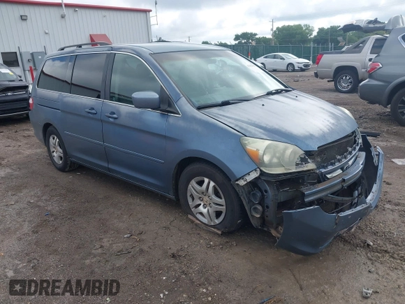 2007 Honda Odyssey EX with VIN 5FNRL384X7B063481, listed as a IAAI auction lot 42352096 with 106,047 mi miles and . Bid and sale history available at DreamBid. Image 1.