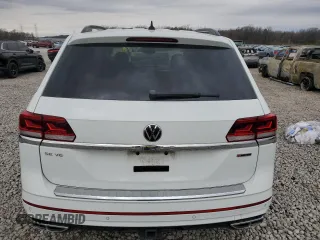 2021 Volkswagen Atlas SE with VIN 1V2RR2CA7MC594764, listed as a Copart auction lot 48194935 with 88,122 mi miles and Salvage title. Bid and sale history available at DreamBid. Image 6.