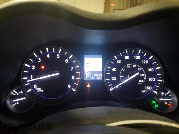 2013 Infiniti M37 with VIN JN1BY1AR6DM600690, listed as a Copart auction lot 79867874 with 159,954 mi miles and Salvage Title. Bid and sale history available at carsss.com. Image 9.