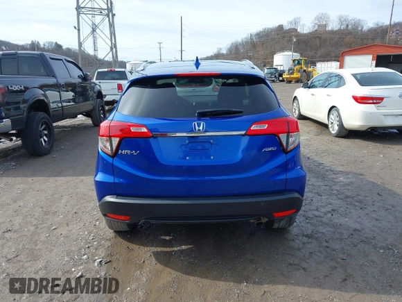 2022 Honda HR-V EX with VIN 3CZRU6H55NM734940, listed as a IAAI auction lot 41617485 with 19,860 mi miles. Bid and sale history available at carsss.com. Image 16.