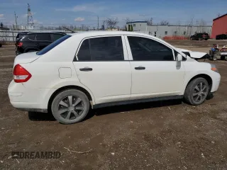 2010 Nissan Versa 1.6 with VIN 3N1CC1AP5AL351662, listed as a Copart auction lot 51673005 with Not provided miles and Salvage title. Bid and sale history available at DreamBid. Image 3.