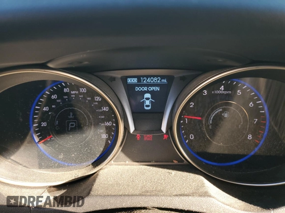 2015 Hyundai Genesis Coupe R-Spec with VIN KMHHU6KJ0FU124721, listed as a Copart auction lot 80507174 with 124,082 mi miles and Salvage title. Bid and sale history available at DreamBid. Image 9.