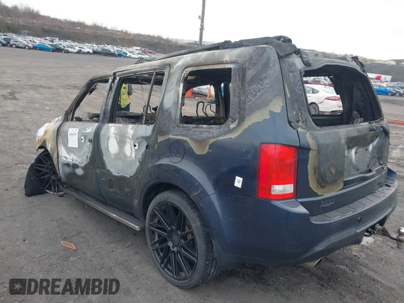 2012 Honda Pilot EX-L with VIN 5FNYF4H72CB063603, listed as a IAAI auction lot 41844710 with Not provided miles and . Bid and sale history available at DreamBid. Image 3.