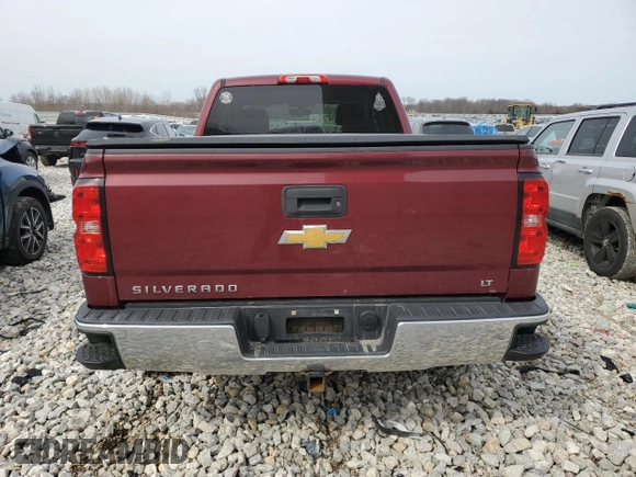 2015 Chevrolet Silverado 1500 LT with VIN 1GCVKREC4FZ395330, listed as a Copart auction lot 51256155 with 163,608 mi miles and Clean Title. Bid and sale history available at carsss.com. Image 6.