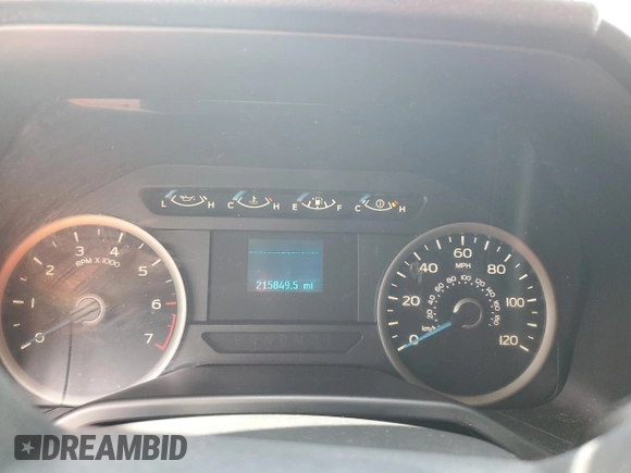 2016 Ford F-150 XL with VIN 1FTEW1CF8GKE97257, listed as a Copart auction lot 58475435 with 215,849 mi miles and Salvage title. Bid and sale history available at DreamBid. Image 9.