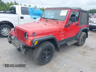 1999 Jeep Wrangler Sport z VIN 1J4FY19S0XP482218, wystawiony jako IAAI lot #42374995 z przebiegiem 149 216 mil mil oraz . Historia ofert i sprzedaży dostępna na DreamBid. Obrazek 2.