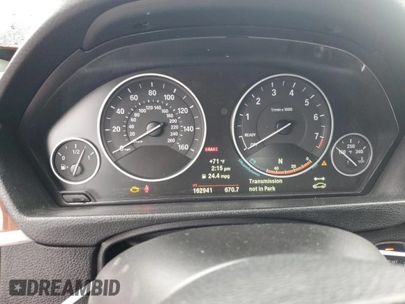 2014 BMW 3 Series 328i Gran Turismo xDrive with VIN WBA3X5C53ED556443, listed as a Copart auction lot 56420085 with 162,941 mi miles and Salvage title. Bid and sale history available at DreamBid. Image 9.