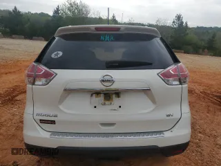 2016 Nissan Rogue SV with VIN JN8AT2MT5GW020414, listed as a Copart auction lot 52334525 with 91,969 mi miles and Salvage Title. Bid and sale history available at carsss.com. Image 6.